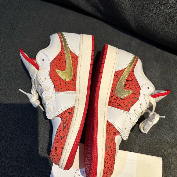 Nike Red and White Sneakers - Picture 8 of 10